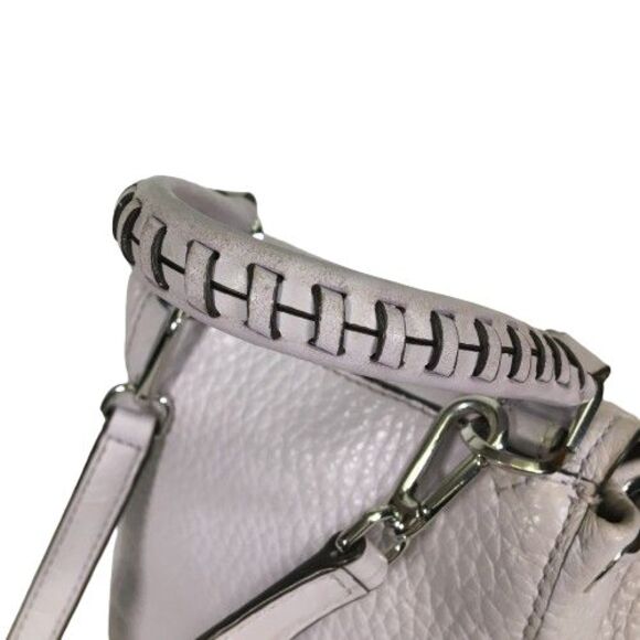 Michael Kors Viv Extra-Small Pebbled Leather Backpack Lavender Mist Soft Lylac - Picture 12 of 15